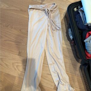 Elegant Cream Women's Pants